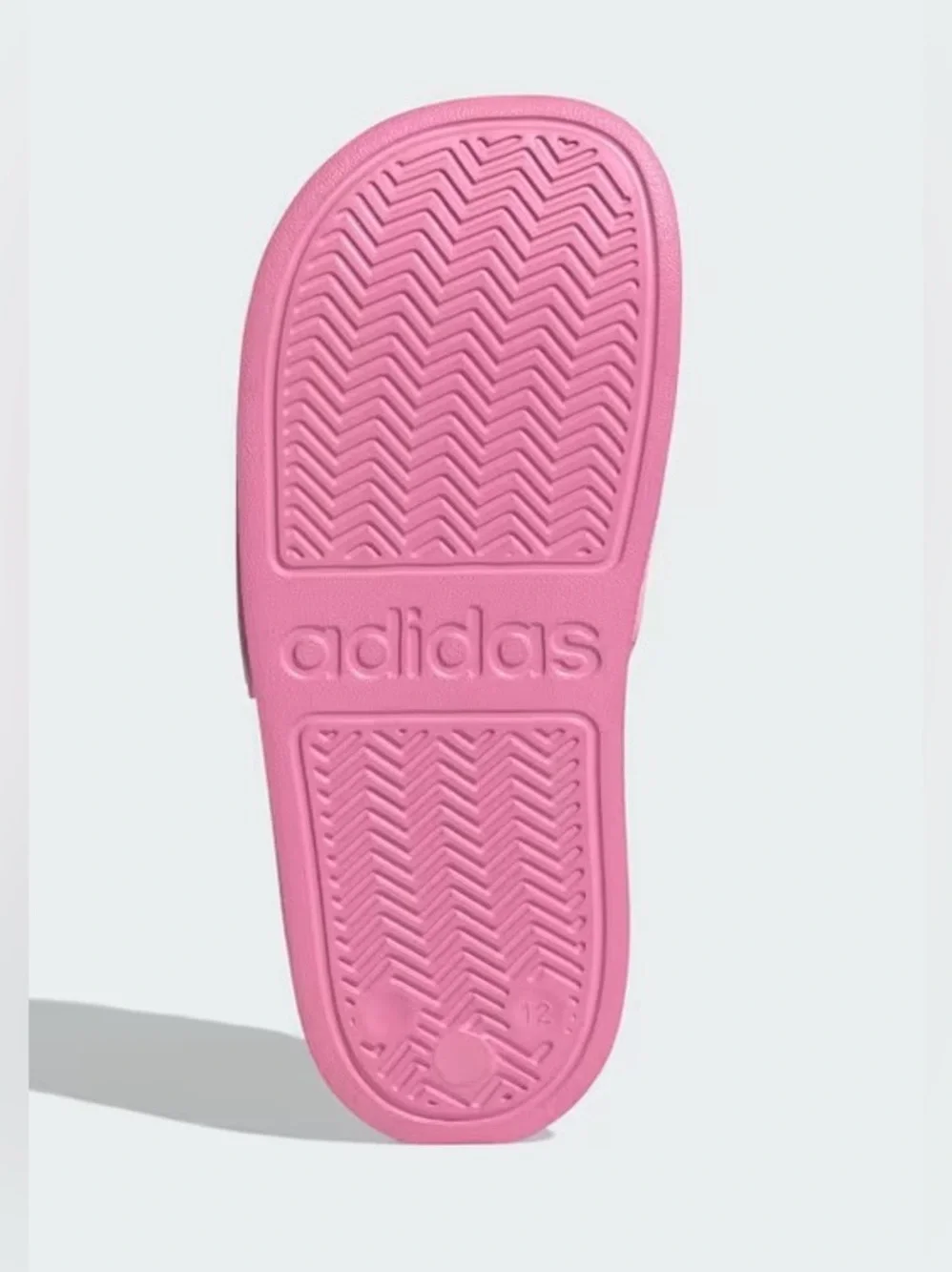 ADIDAS ~ ADILETTE SHOWER LOGO SANDALS KIDS ~ Girls age 4 - 7 ~ Size 12K ~ * NIB